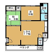 鶴羽コーポ  ｜ 愛知県名古屋市昭和区鶴羽町１丁目（賃貸マンション2LDK・2階・54.18㎡） その2