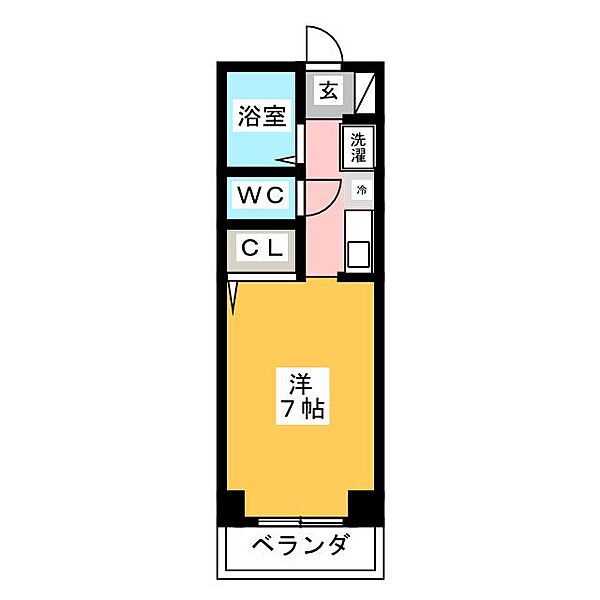 アルカディア谷口 ｜愛知県名古屋市昭和区福江２丁目(賃貸マンション1R・3階・22.00㎡)の写真 その2