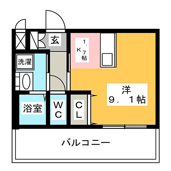 プレサンス鶴舞駅前ブリリアント ｜愛知県名古屋市中区千代田５丁目(賃貸マンション1K・2階・24.13㎡)の写真 その2