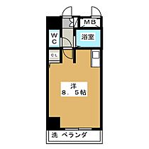 タウンエステート新栄  ｜ 愛知県名古屋市中区新栄１丁目（賃貸マンション1R・4階・25.20㎡） その2