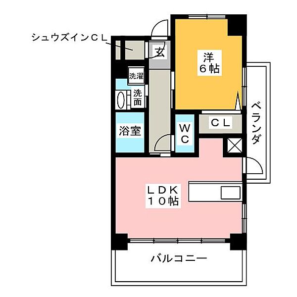 アデグランツ大須 ｜愛知県名古屋市中区大須１丁目(賃貸マンション1LDK・3階・44.82㎡)の写真 その2