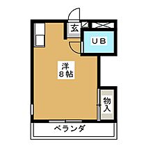 ライフ白金  ｜ 愛知県名古屋市昭和区白金１丁目（賃貸マンション1R・2階・19.00㎡） その2