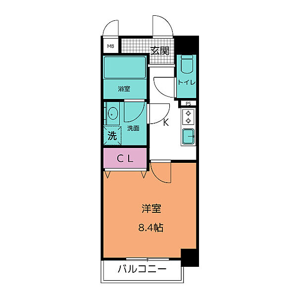 エクラン上前津 507｜愛知県名古屋市中区富士見町(賃貸マンション1K・5階・30.80㎡)の写真 その2