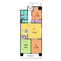 ユーハウス鶴舞II  ｜ 愛知県名古屋市中区千代田２丁目（賃貸マンション3LDK・11階・65.20㎡） その2