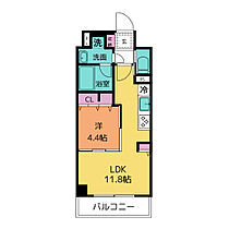 ブルジュ385パークアベニュー 402 ｜ 愛知県名古屋市昭和区鶴舞２丁目1-11（賃貸マンション1LDK・4階・40.85㎡） その2