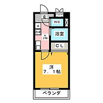 メルヴェーユ高辻  ｜ 愛知県名古屋市昭和区白金３丁目（賃貸マンション1K・3階・23.04㎡） その2