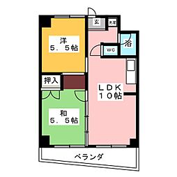 大須鈴木ビル 4階1LDKの間取り