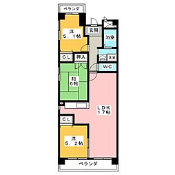 間取図画像 3LDK