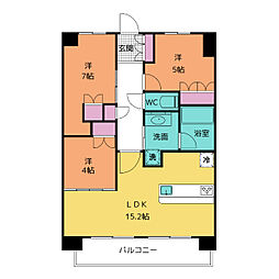 間取図画像 3LDK