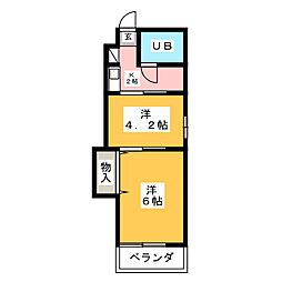 ジョイフル鶴舞 2Kの間取図画像