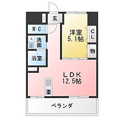 Starheights3 1LDKの間取図画像