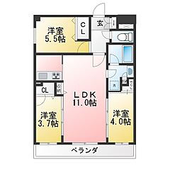 物件の間取り