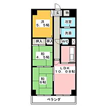 ヒルトップ藤ケ丘  ｜ 愛知県長久手市塚田（賃貸マンション3LDK・2階・63.80㎡） その2