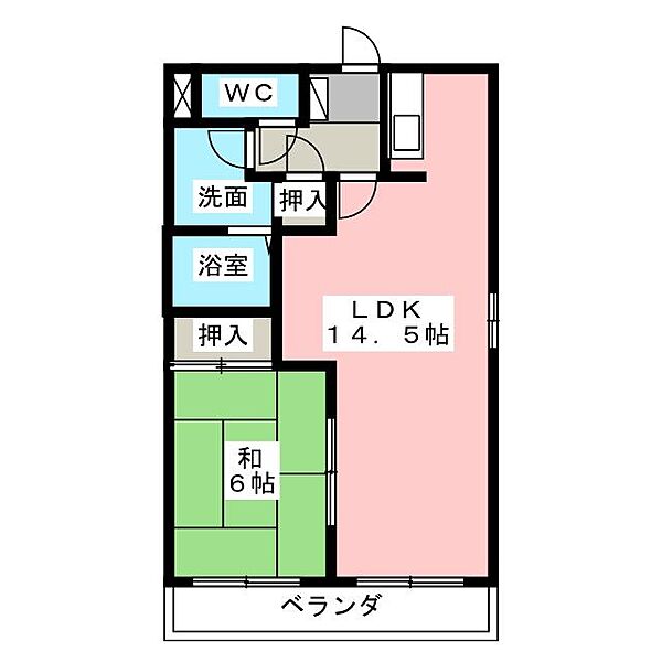 ロッキー猪子石 ｜愛知県名古屋市名東区猪子石３丁目(賃貸マンション1LDK・3階・47.30㎡)の写真 その2