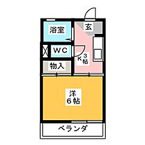 コーポ水野  ｜ 愛知県長久手市前熊西脇（賃貸アパート1K・2階・21.00㎡） その2