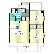 ベルコーポ高善  ｜ 愛知県名古屋市名東区上社２丁目（賃貸マンション2LDK・2階・61.02㎡） その2