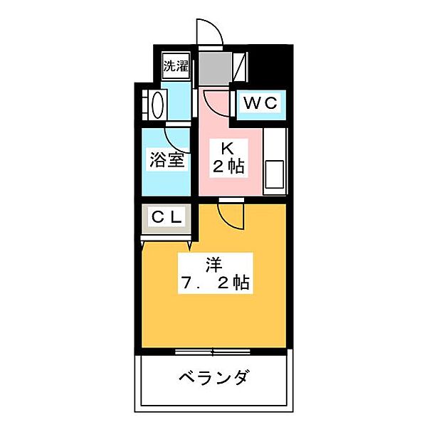 アーデン上社 ｜愛知県名古屋市名東区社口２丁目(賃貸マンション1K・4階・24.82㎡)の写真 その2