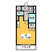 リバーサイド司  ｜ 愛知県長久手市岩作中島（賃貸マンション1R・3階・24.60㎡） その2