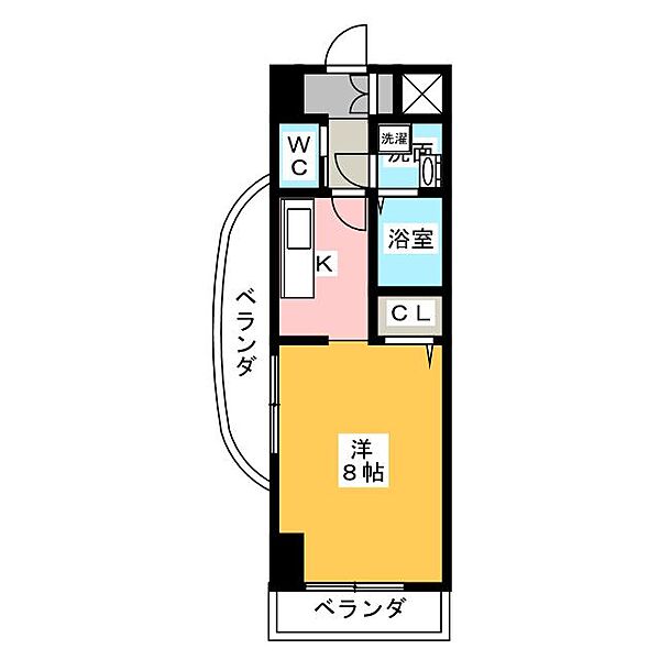 グランドガーデン藤ヶ丘ＥＸ ｜愛知県名古屋市名東区藤里町(賃貸マンション1R・3階・28.16㎡)の写真 その2