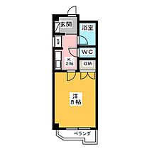 エルパティオ一社  ｜ 愛知県名古屋市名東区高社１丁目（賃貸マンション1K・2階・24.65㎡） その2