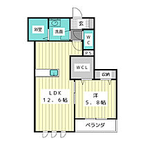 クライエメゾン  ｜ 愛知県名古屋市名東区大針２丁目（賃貸アパート1LDK・2階・46.56㎡） その2