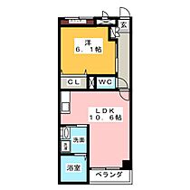 アブニール片平  ｜ 愛知県長久手市片平１丁目（賃貸マンション1LDK・2階・41.31㎡） その2