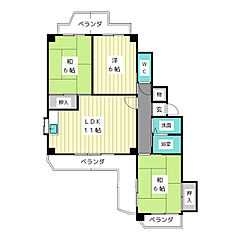 物件の間取り