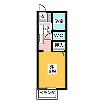 ケイハウス  ｜ 愛知県名古屋市守山区大森八龍１丁目（賃貸アパート1K・1階・20.46㎡） その2