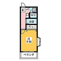 大島マンション廿軒家  ｜ 愛知県名古屋市守山区廿軒家（賃貸マンション1K・4階・22.40㎡） その2