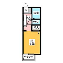 ケイハウス  ｜ 愛知県名古屋市守山区大森八龍１丁目（賃貸アパート1K・2階・20.46㎡） その2