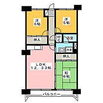 ロワールパーク  ｜ 愛知県名古屋市守山区喜多山２丁目（賃貸マンション3LDK・2階・66.80㎡） その2