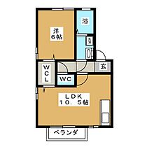 コートダジュール  ｜ 愛知県名古屋市守山区森孝１丁目（賃貸アパート1LDK・1階・40.40㎡） その2