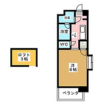 ベルビレッジ鳴海  ｜ 愛知県名古屋市緑区鳴海町字上汐田（賃貸マンション1K・6階・24.90㎡） その2