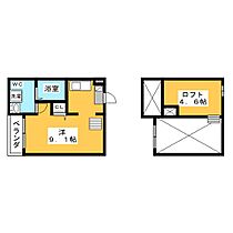 ＲｏＲｏナルミ  ｜ 愛知県名古屋市緑区鳴海町字上汐田（賃貸アパート1R・2階・21.02㎡） その2