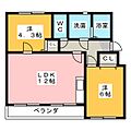 なるみグリーンコーポ5号棟4階6.4万円