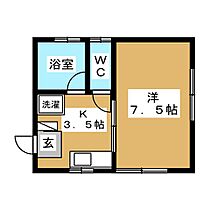 クレセントIII  ｜ 愛知県名古屋市港区春田野１丁目（賃貸アパート1K・1階・24.30㎡） その2