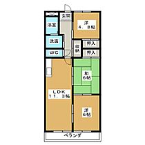 シャンブル・ポール  ｜ 愛知県名古屋市港区高木町３丁目（賃貸マンション3LDK・3階・64.26㎡） その2