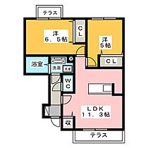 Ohana南陽　C棟  ｜ 愛知県名古屋市港区大西２丁目（賃貸アパート2LDK・1階・54.05㎡） その2