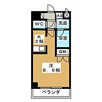 プリンセス　アイ  ｜ 愛知県名古屋市港区辰巳町（賃貸マンション1K・8階・26.28㎡） その2