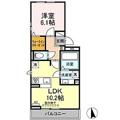 物件の間取り