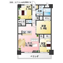 メゾンシーガル1 2SLDKの間取図画像