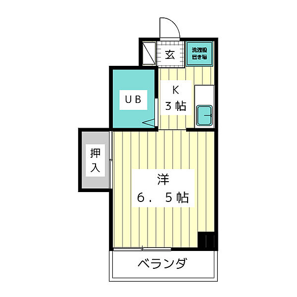 メゾン一社 ｜愛知県名古屋市名東区一社３丁目(賃貸マンション1K・6階・20.72㎡)の写真 その2