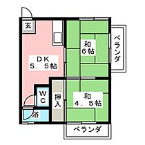 第2八千代コーポ  ｜ 愛知県名古屋市名東区望が丘（賃貸マンション1DK・2階・29.00㎡） その2