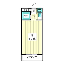 ルバル一社  ｜ 愛知県名古屋市名東区よもぎ台３丁目（賃貸マンション1R・2階・21.00㎡） その2