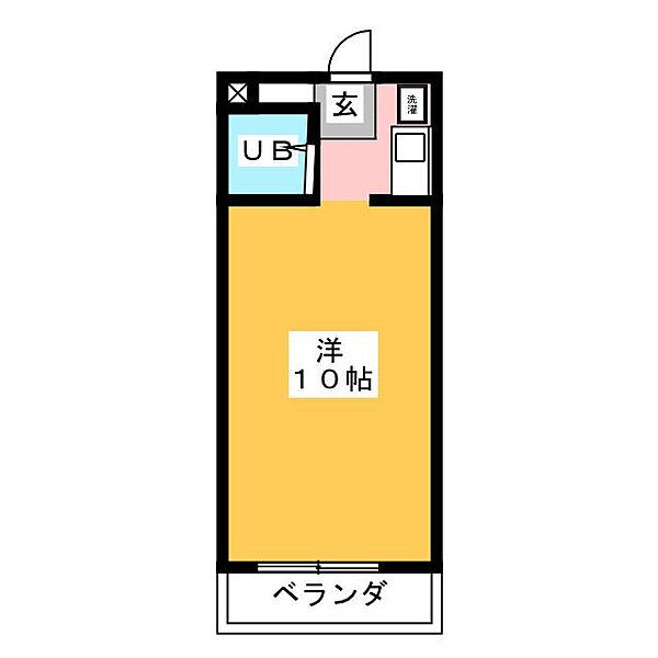 ルバル一社 ｜愛知県名古屋市名東区よもぎ台３丁目(賃貸マンション1R・2階・21.00㎡)の写真 その2