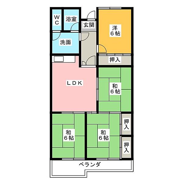 健心ビル(法人契約希望) ｜愛知県名古屋市名東区上社１丁目(賃貸マンション3LDK・4階・72.00㎡)の写真 その2