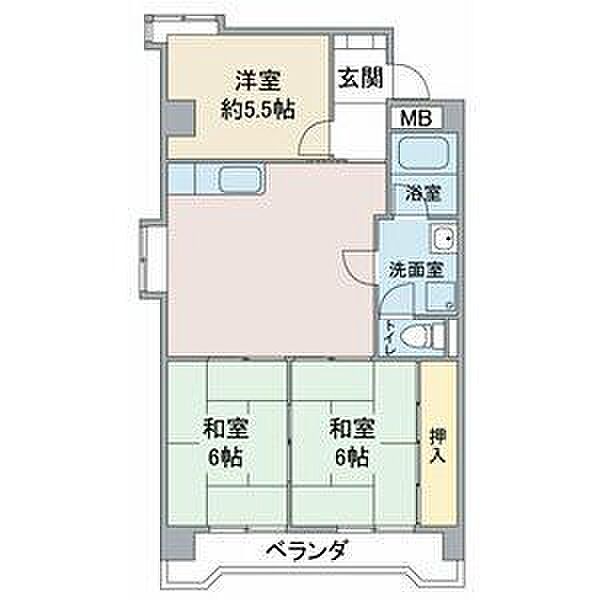 ハイツ白山 ｜愛知県名古屋市名東区社台３丁目(賃貸マンション3LDK・1階・63.56㎡)の写真 その2