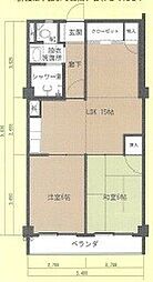 佐藤ビル 2LDKの間取図画像