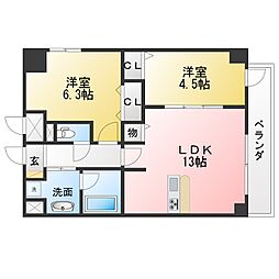Adel Dorf 本郷 2LDKの間取図画像