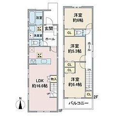 物件の間取り